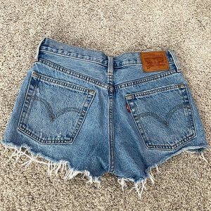 Levi's Denim Button Front Shorts Sz25